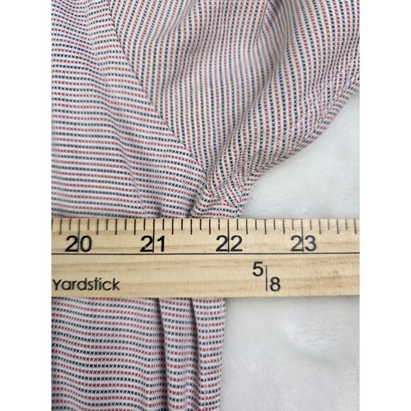 Southern Proper Men's Medium Striped Short Sleeve Button Up Shirt - Picture 6 of 7